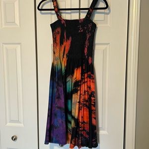 Casual summer tie dye dress